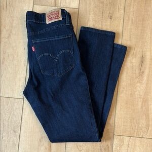 Levi's Blue Jeans 721 high rise skinny jeans